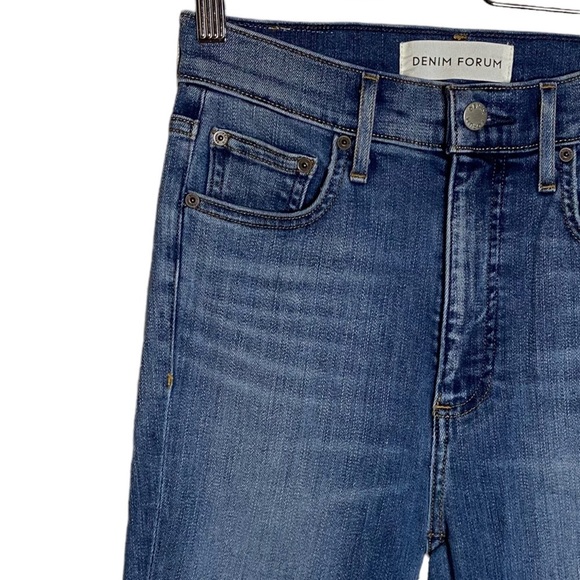 Denim Forum Aritzia The Lola High Rise Skinny Leg Jeans Denim Blue 25 - Picture 6 of 16